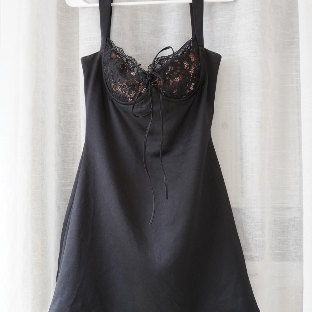 House of CB BLACK MINI DRESS